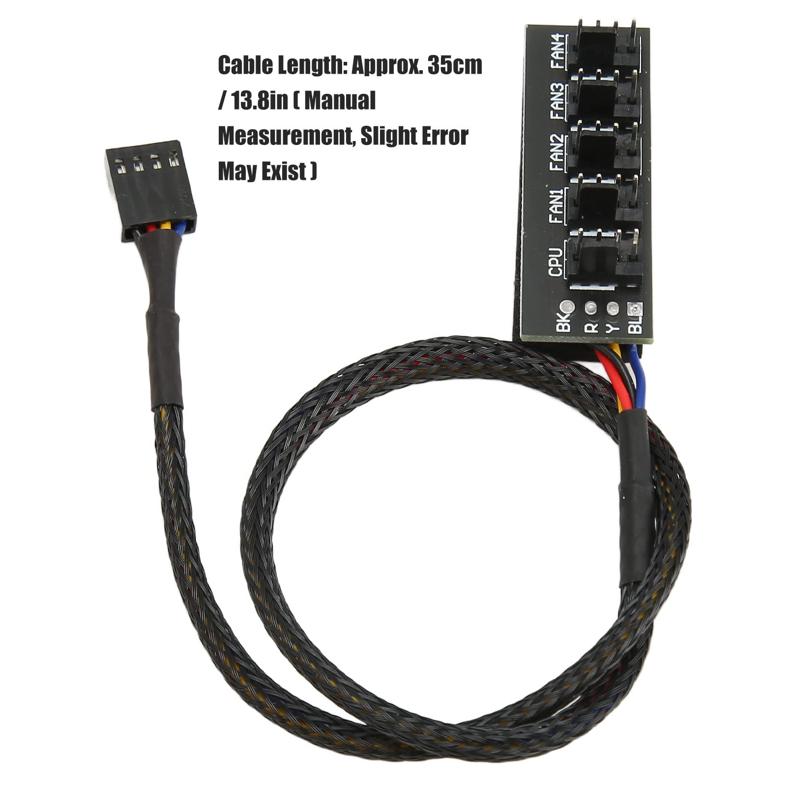 Hub ventola di raffreddamento splitter multidirezionale per PC Compu on