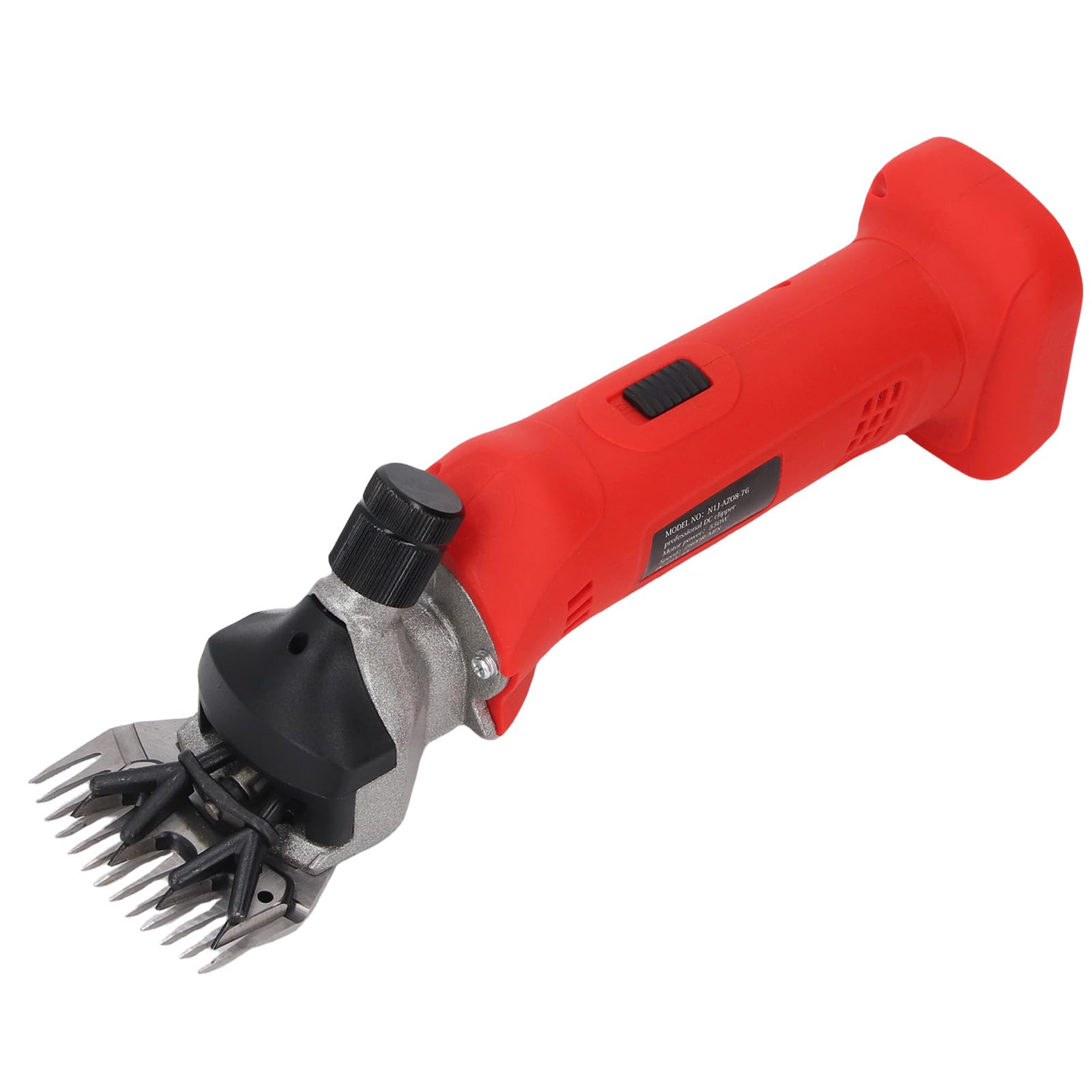Jiawu Forbici per Pecore, Cordless 2800 Giri/min 6 velocità Motore Senza Spazzole Tosatrici per Animali, Kit per Toelettatura del Bestiame con Ad Alette Regolabili Scatola di Immagazzinaggio per
