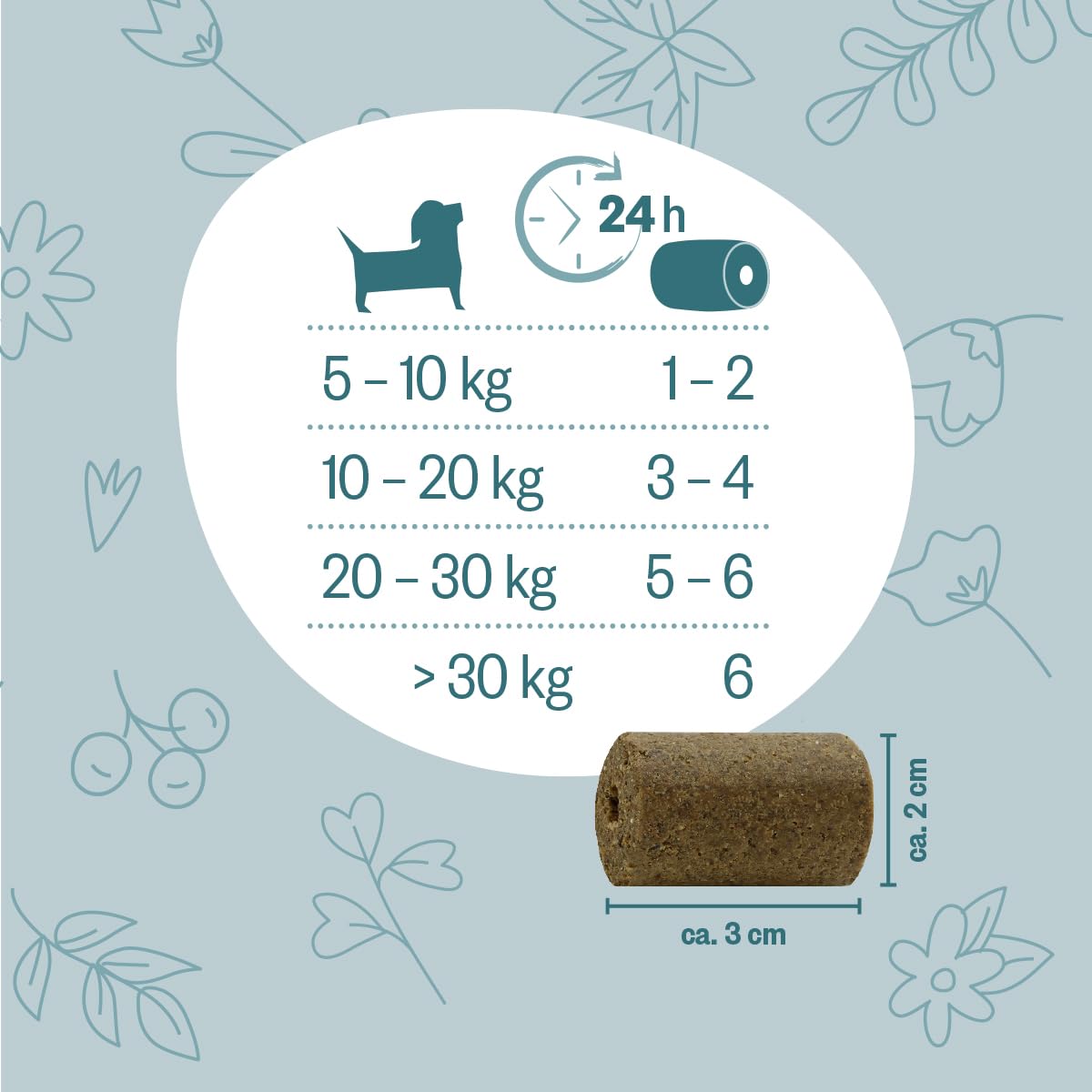 GRAU - das Original - Hokamix Vitality Booster Snack Maxi, 1er Pack (1 x 4,5 kg), Ergänzungsfuttermittel für Hunde