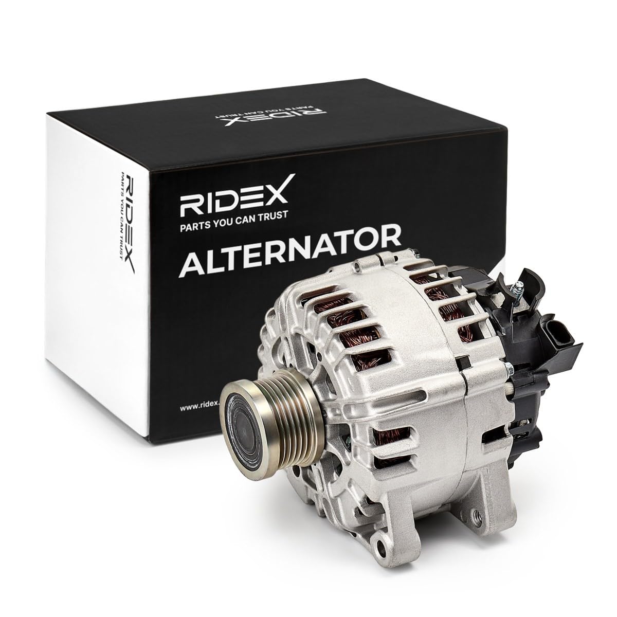 RIDEX 4G0477 Lichtmaschine 150A Generator LiMa 14V Alternator mit Freilaufriemenscheibe 1685793 36001117 2260730
