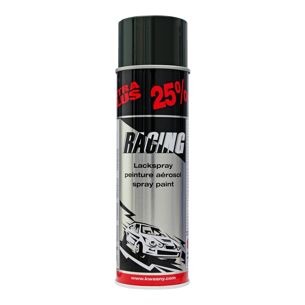 4 X kwasny 288 905 auto di K Racing vernice spray nero lucido 500 ML