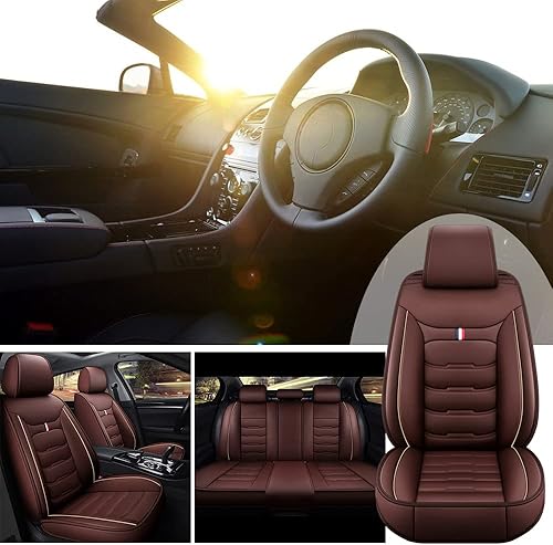 Miniatura 6 de Yajomi Juego completo de fundas de asiento de automóvil personalizadas para Volvo XC40 2019-2022, fundas de cuero para asientos delanteros y