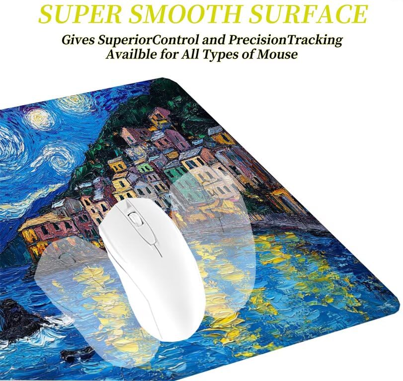Tapis de souris grand format aux bords cousus durables - 4