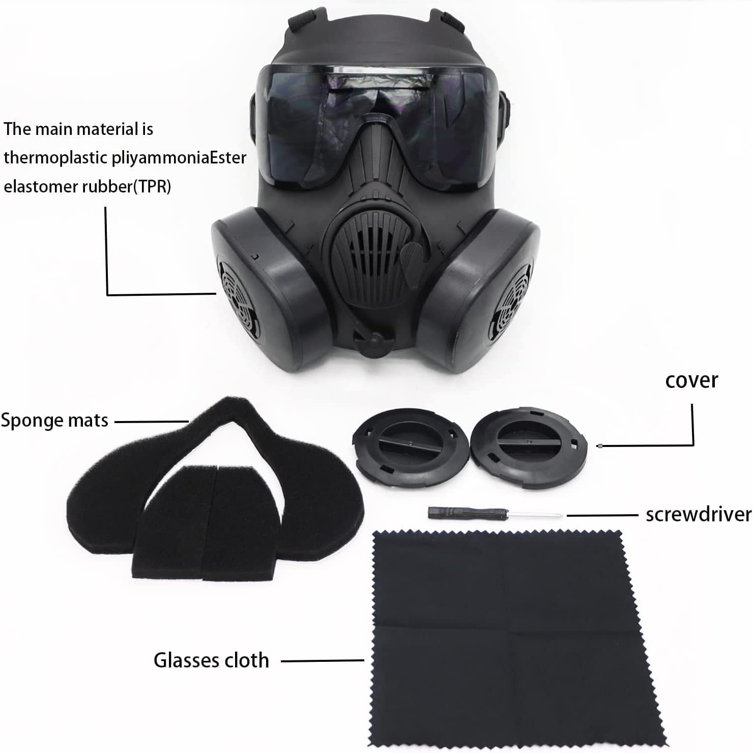 M50 Airsoft Full Face Protective Eye Protection Goggles Dummy Skull Gas Mask