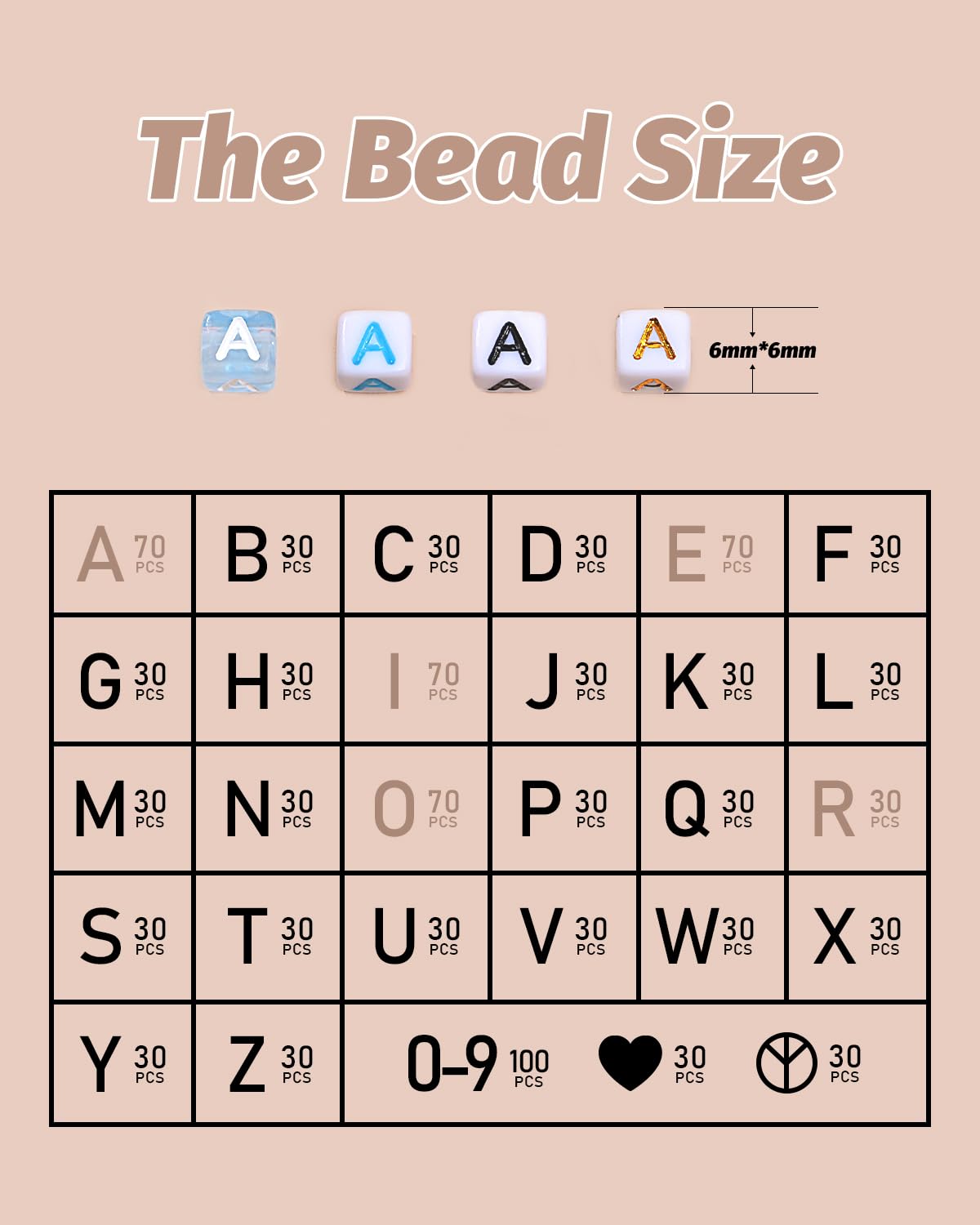 amazon-com-dodobeads-gold-letter-beads-for-bracelets-1270pcs-square-acrylic-a-z-with-extra-vowels-numbers-and-spacers-ideal-for-necklaces-and-friendship-kits-arts-crafts-sewing for Free Printable Bead Size Chart Amazon.com: DoDoBeads Gold Letter Beads for Bracelets - 1270Pcs Square Acrylic A-Z With Extra Vowels, Numbers and Spacers - Ideal for Necklaces and Friendship Kits : Arts, Crafts & Sewing for Free Printable Bead Size Chart