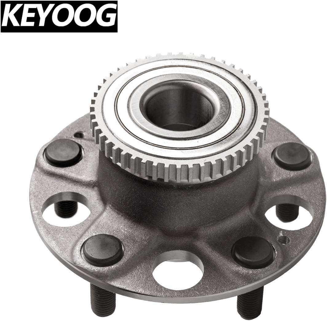 KEYOOG 2Pcs 512188 (5 Lug) Rear Wheel Hub and Bearing Assembly Fit For 2003-2007 Ho-nda Accord (Fit Fuel Type:GAS Only) /2004-2008 Ac-ura TL