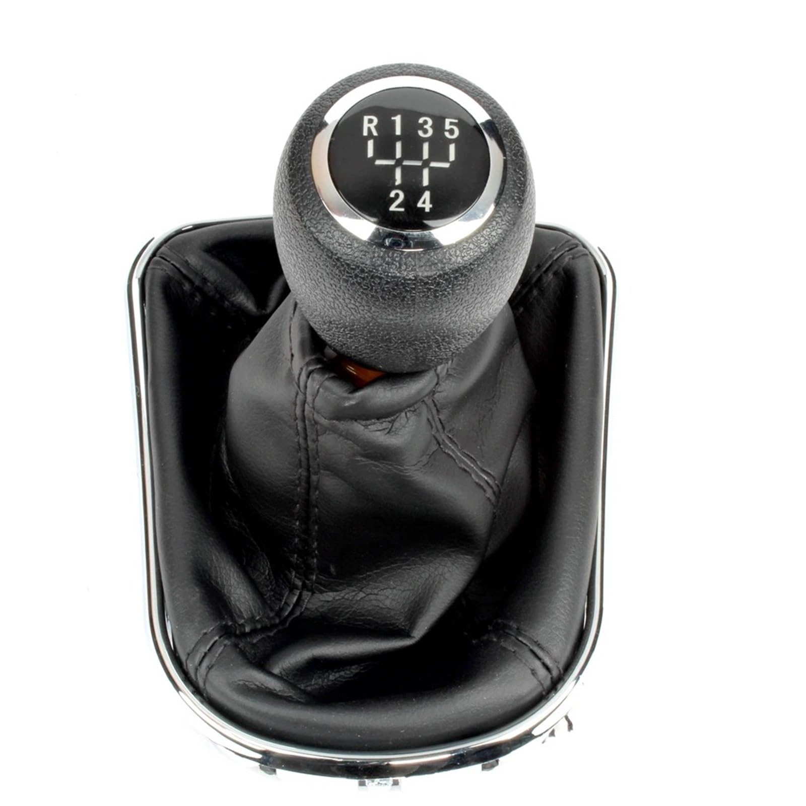 Dwtnmex 5 Speed Knob Boot Gear Shift Knob For Chevrolet For Cruze 2008-2012 Mt Car 5/6 Speed Manual Gear Stick Shift Knob With Pu Leather Boot(5 Speed Knob Boot)