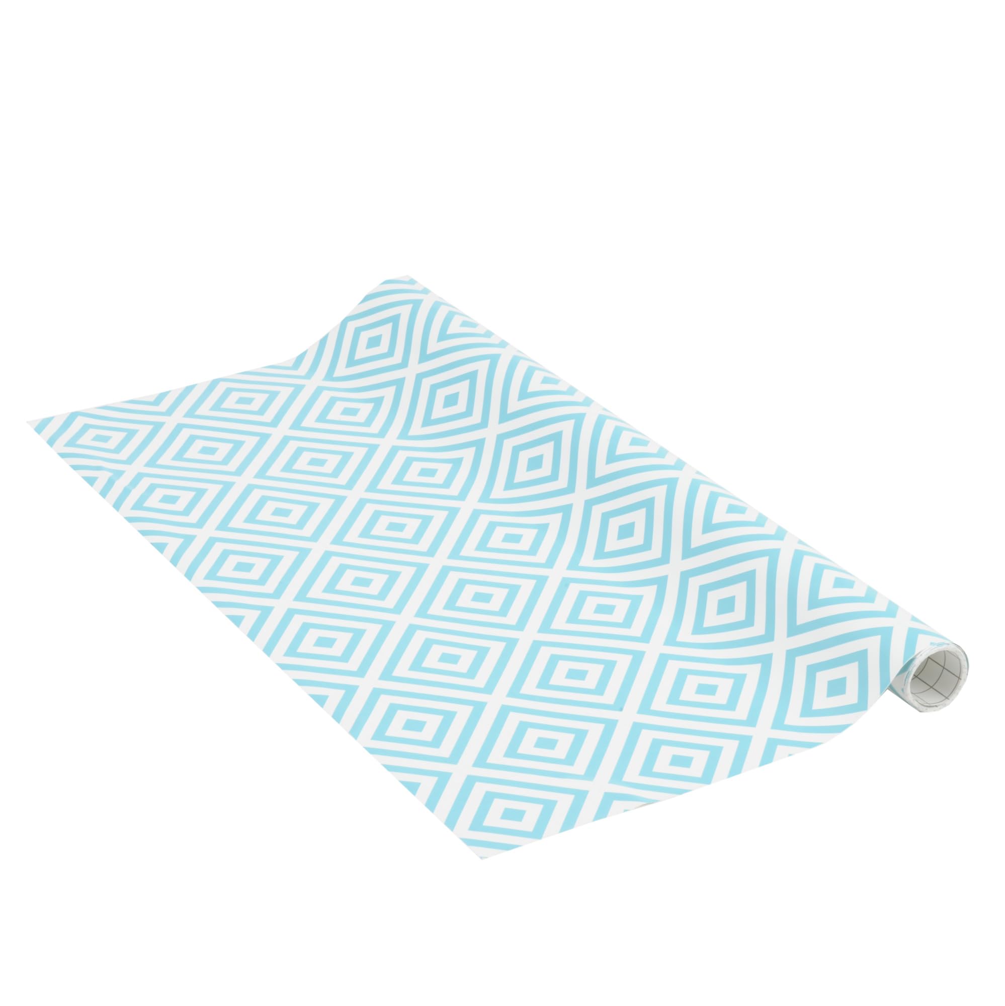 Venilia Adhesive Film Blue Motif, Decorative Film, Furniture Film, Wallpaper, Self-Adhesive Film, PVC, Phthalate 45 cm x 1.5 m, Celia Blue, 45 cm x 150 cm