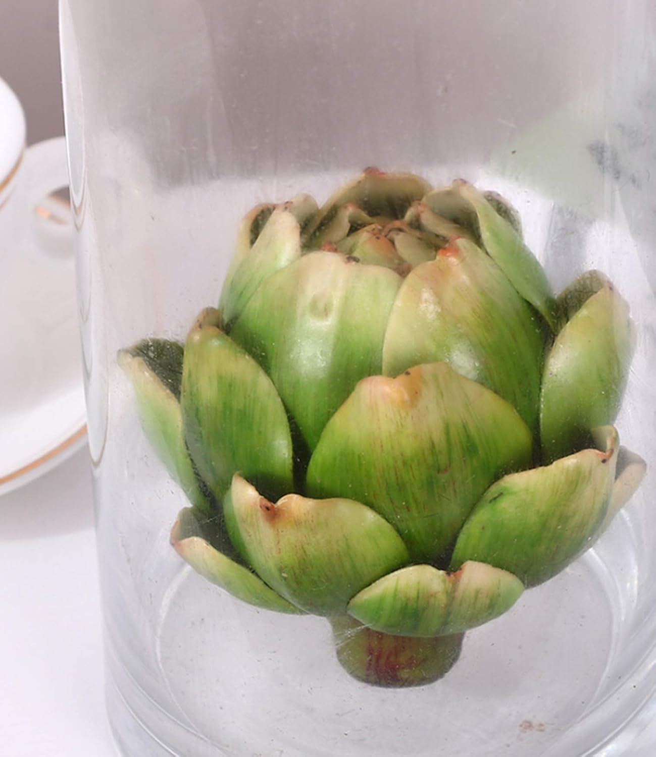 3PCS Artichoke Artificial Flower Fake Vegetables, 4.3 * 3.9Inch (Pack of 2)