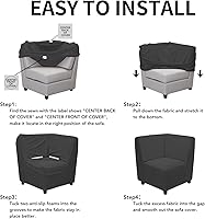 Vista 466 de Easy-Going - Funda elástica para sofá, 1 pieza, protector de muebles, suave, con parte inferior elástica, para niños, tela de jacquard de poliéster
