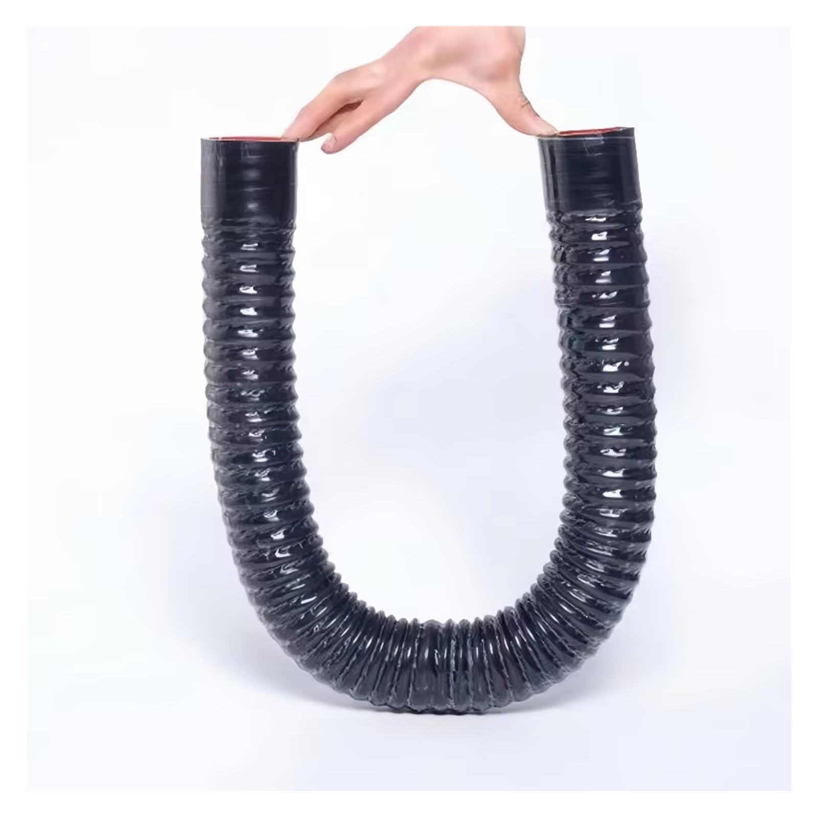 Manguera De Admisión Manguera Flexible Silicona Negra Universal 400 A 1000 Mm Para Intercooler Radiador Agua Tubo Admisión Turbo Para Coche Piezas Automóvil Admisión De Aire(400mm,ID 65mm)
