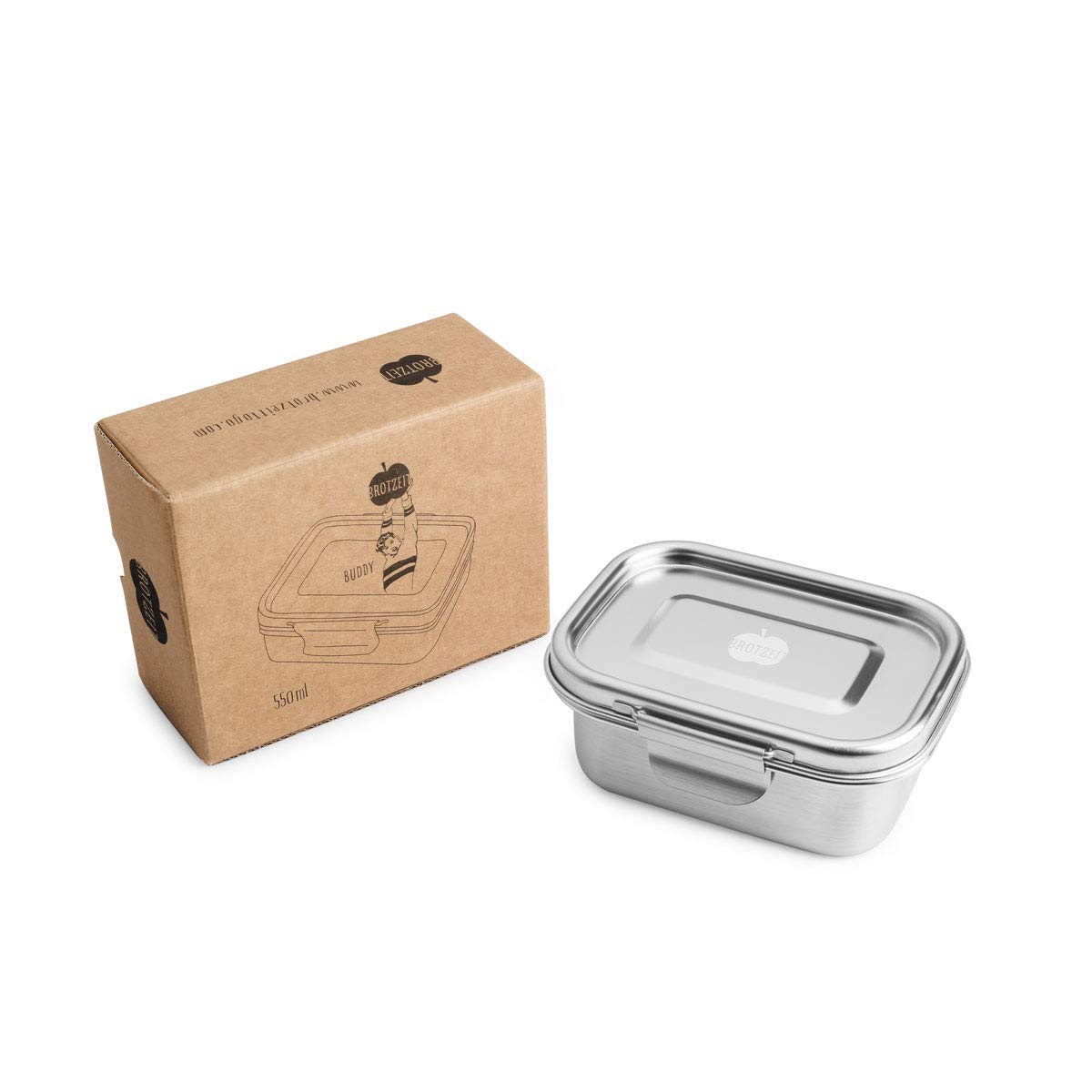 Haoh Lunch Box Acciaio Kit, 1100l 2 Strati Eretica Porta Pranzo da