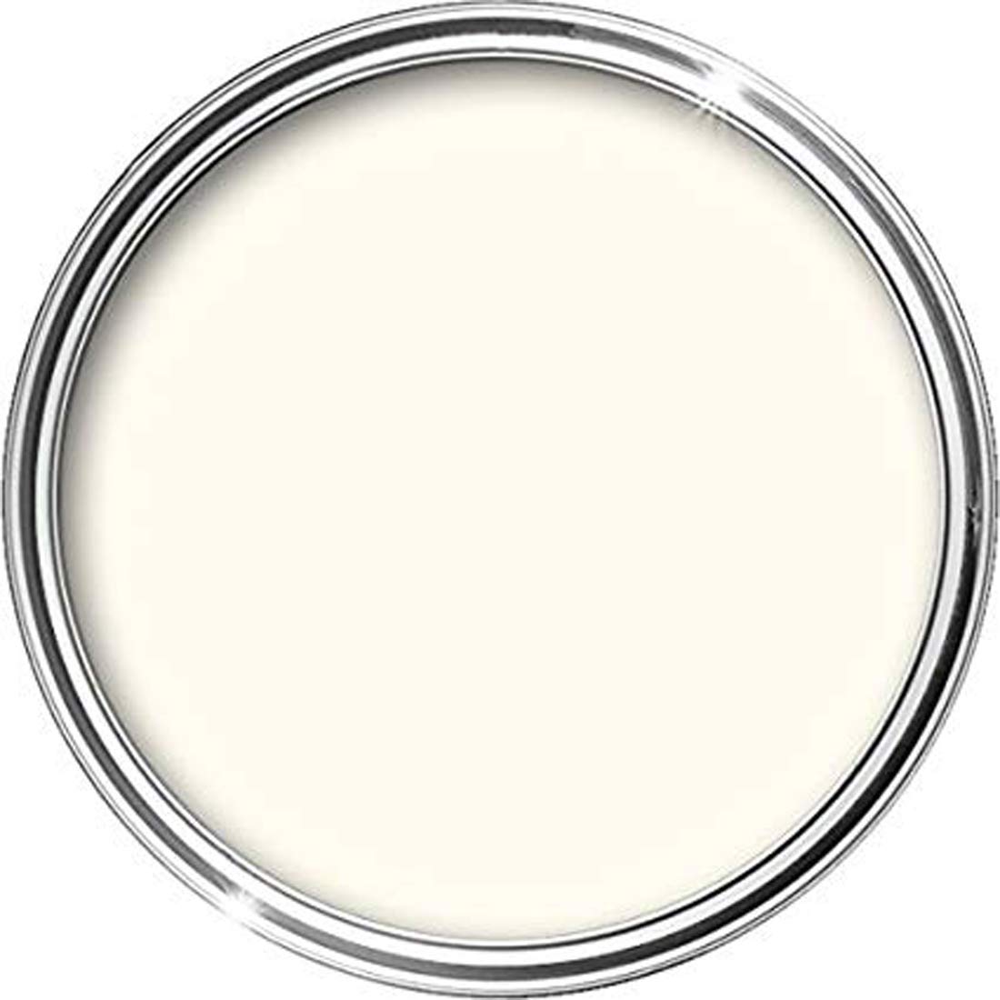 HQC Paint Wall and Ceilings Matt | Sample Colour Tester Pot with Brush | Quick Drying Quality Interior Paint | Contemporary Finish | White Colour 25ml