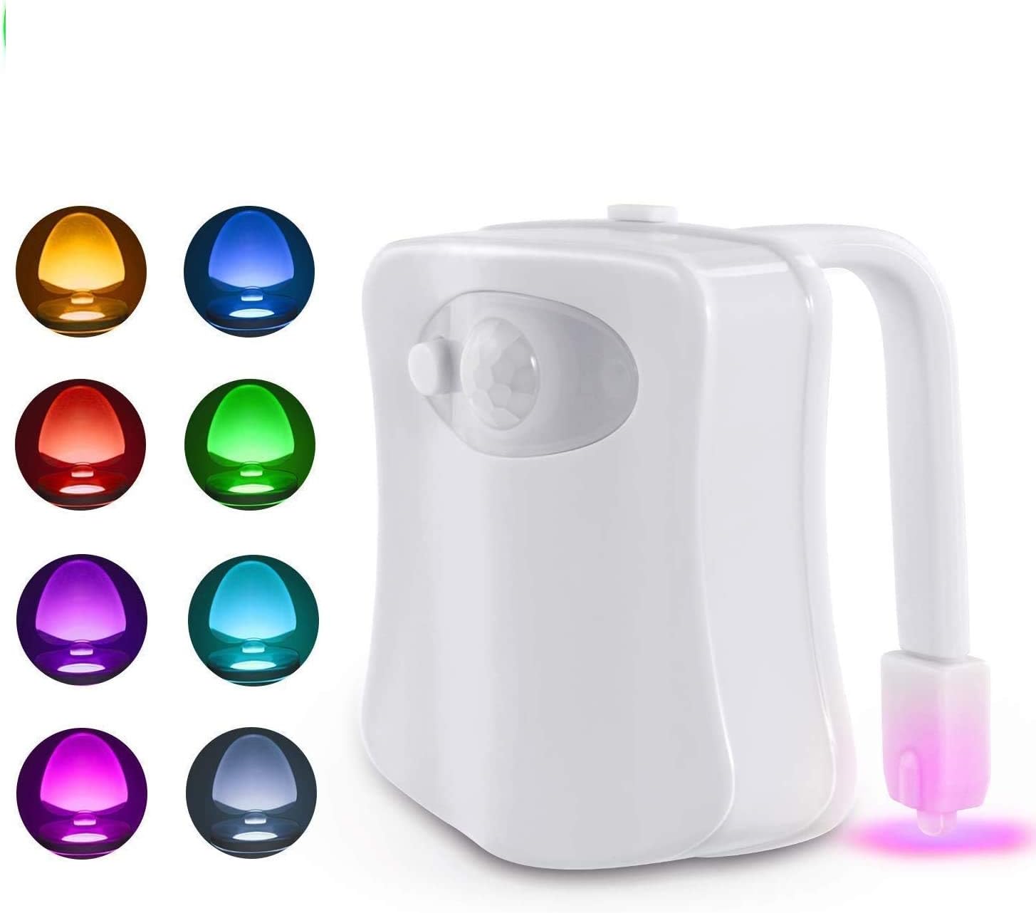 HINTER Toilet Night Light, Motion Activated Toilet Night Light Sensor