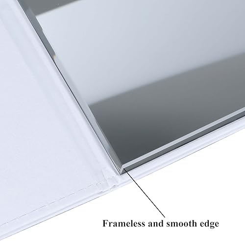 Miniatura 8 de ZBEIVAN Espejo de maquillaje portátil blanco de 10x7 y 12x9 negro