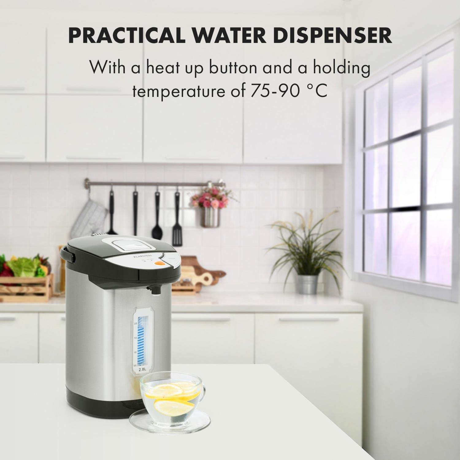 Buy Klarstein Hot Spring Hot Water Dispenser Stainless Steel Water