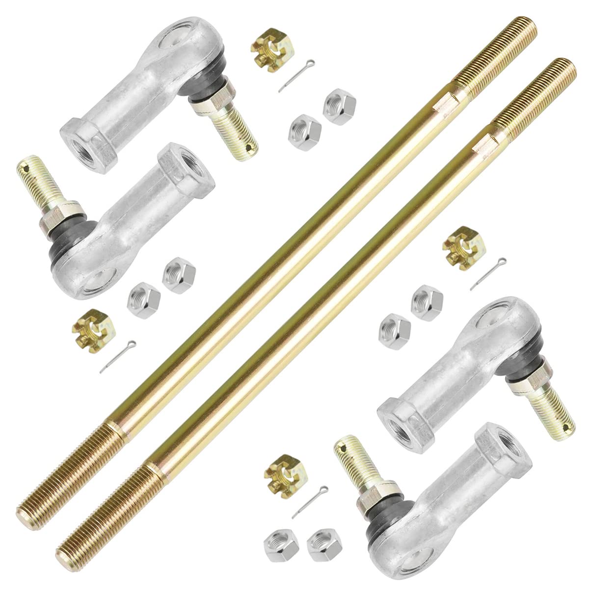 2 Tie Rod Sets Compatible with Honda Fourtrax 250 TRX250 Trx-250 1985 1986