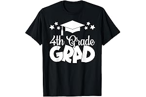 Commemorative Graduation Gifts for 4th Graders: Cap, Gown, and T-Shirt Set