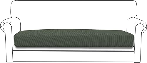 Vista 545 de Easy-Going - Funda de cojín elástica para sofá, funda de cojín protectora para asiento de sofá, suave, flexible con parte inferior elástica