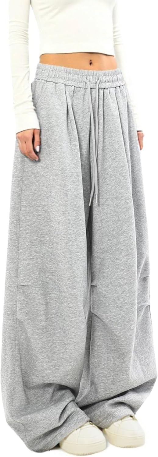 Women Baggy Sweatpants Wide Leg Lounge Pants Comfy Joggers Fall Winter Outfits 2025 - Image 5