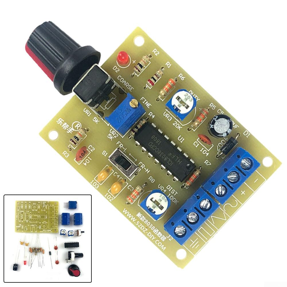 ICL8038 FUNCTION SIGNAL Generator Module Sine Square Triangle Wave Output Kits EUR 3,17 - IT - Foto 6