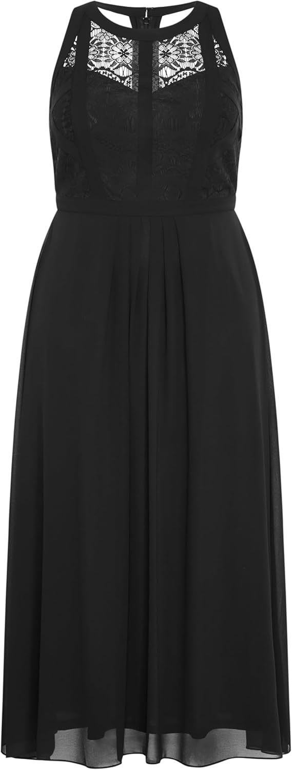 City Chic Women's Plus Size Dress - Panelled Bodice Maxi - Image 5