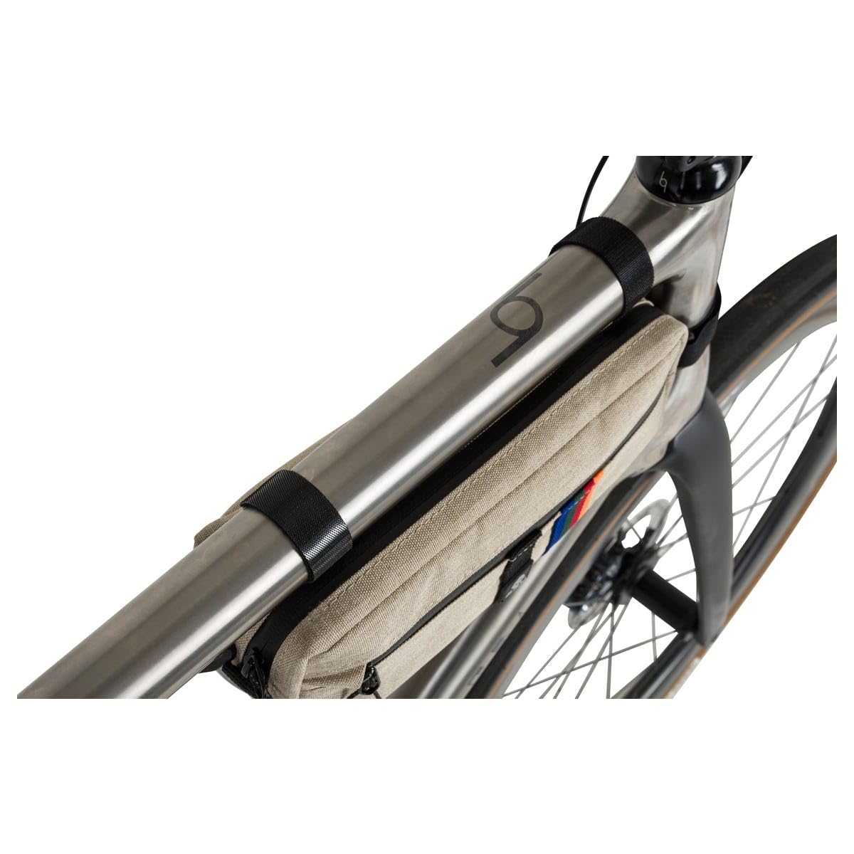 AGU Sacoche de Guidon pour Vélo Bar Bag, Sacoche de Guidon 2 litres, Hydrofuge, Réfléchissante, Montage Simple, 100 % Polyester Recyclé - Vintage