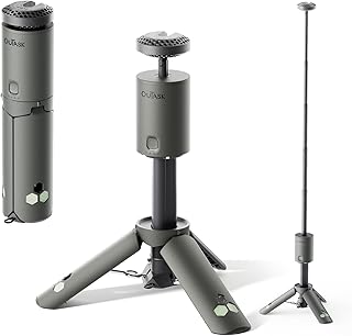 Outask Camping Light Telescopic, Collapsible Magnetic Camping Lantern with 12000mAh Battery, Telescoping IPX6/IPX7 Waterproof Flashlights, Camping Lamp for Emergency, Camping, Hiking (Military Green)