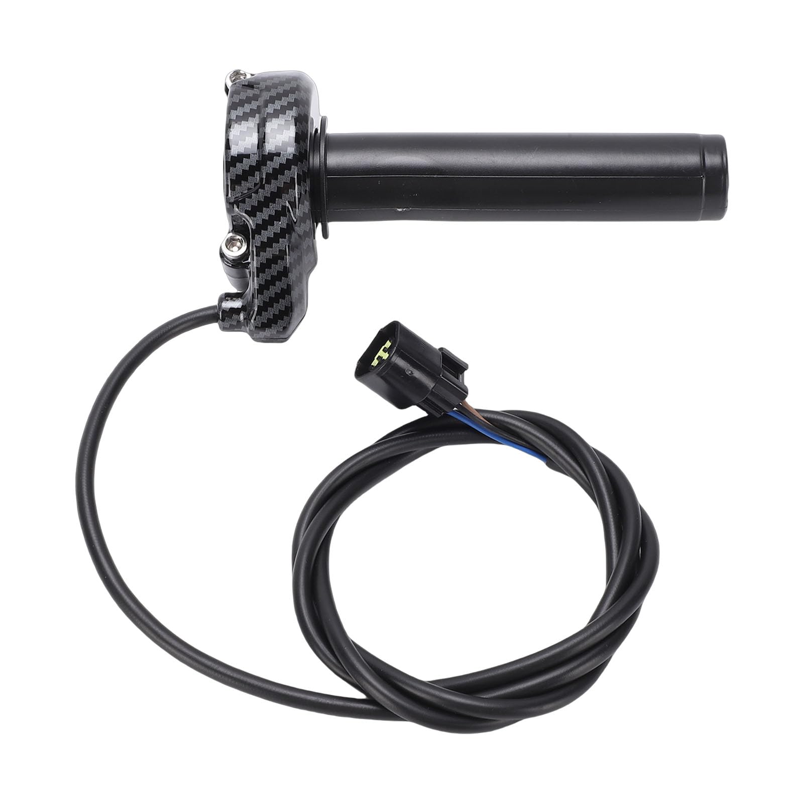 aqxreight Poignée D'accélérateur avec Roulement à Rouleaux, ABS Haute Résistance, Remplacement pour Surron Light Bee X S X160 X260, Accessoires électriques (style fibre de carbone)