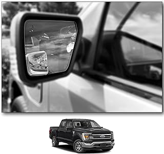 Custom Blind Spot Mirrors- Compatible with 2021- Present Ford F150 | blind spot mirrors compatible with 14th Generation Ford F150 factory mirrors with BLIS | NXTGEN Extended View Blind Spot Mirrors