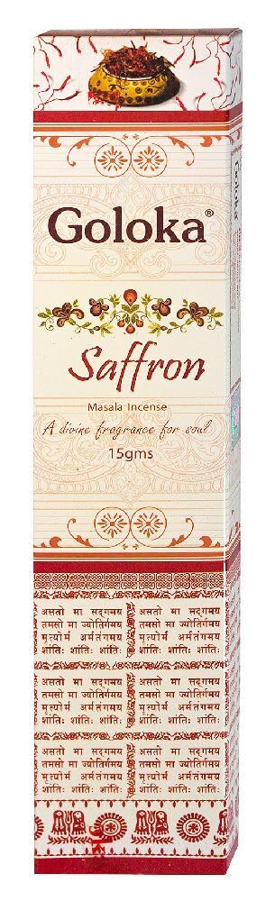 Goloka Saffron Incense Sticks