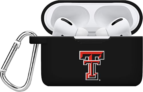 AFFINITY BANDS Texas Tech Red Raiders - Funda de silicona compatible con Apple AirPods Pro (negro)