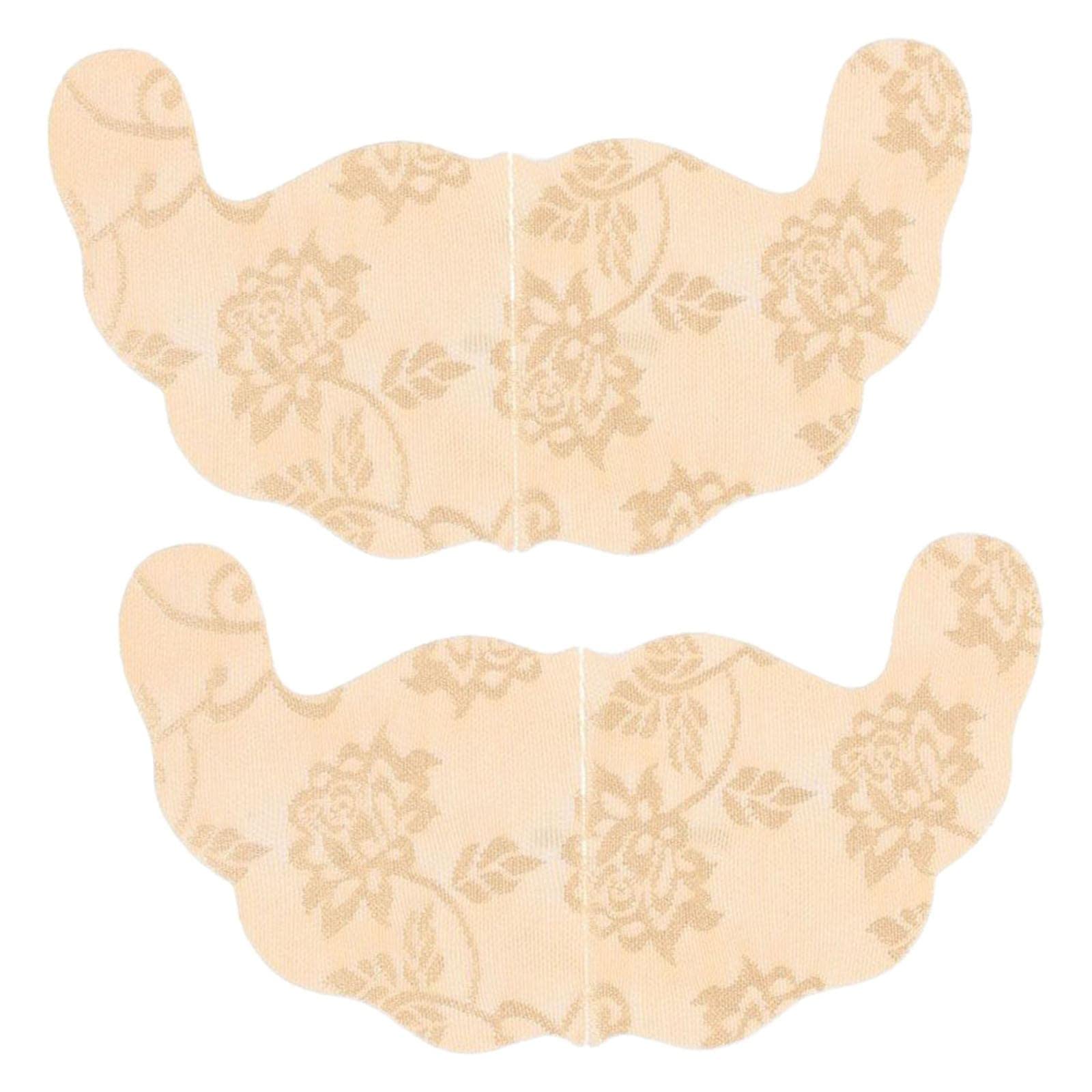 Disposable Chest Stickers Backless U Shape Lace Nipple Covers Khaki C Clothing Shoes & Accessories | Womens Clothing | Intimates & Sleep | Breast Forms Enhancers-image-13