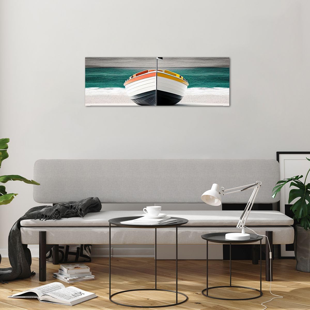 Tableau Impression Sur Verre 90x30cm – Paysage Mer, Bord De Mer, ARTTOR