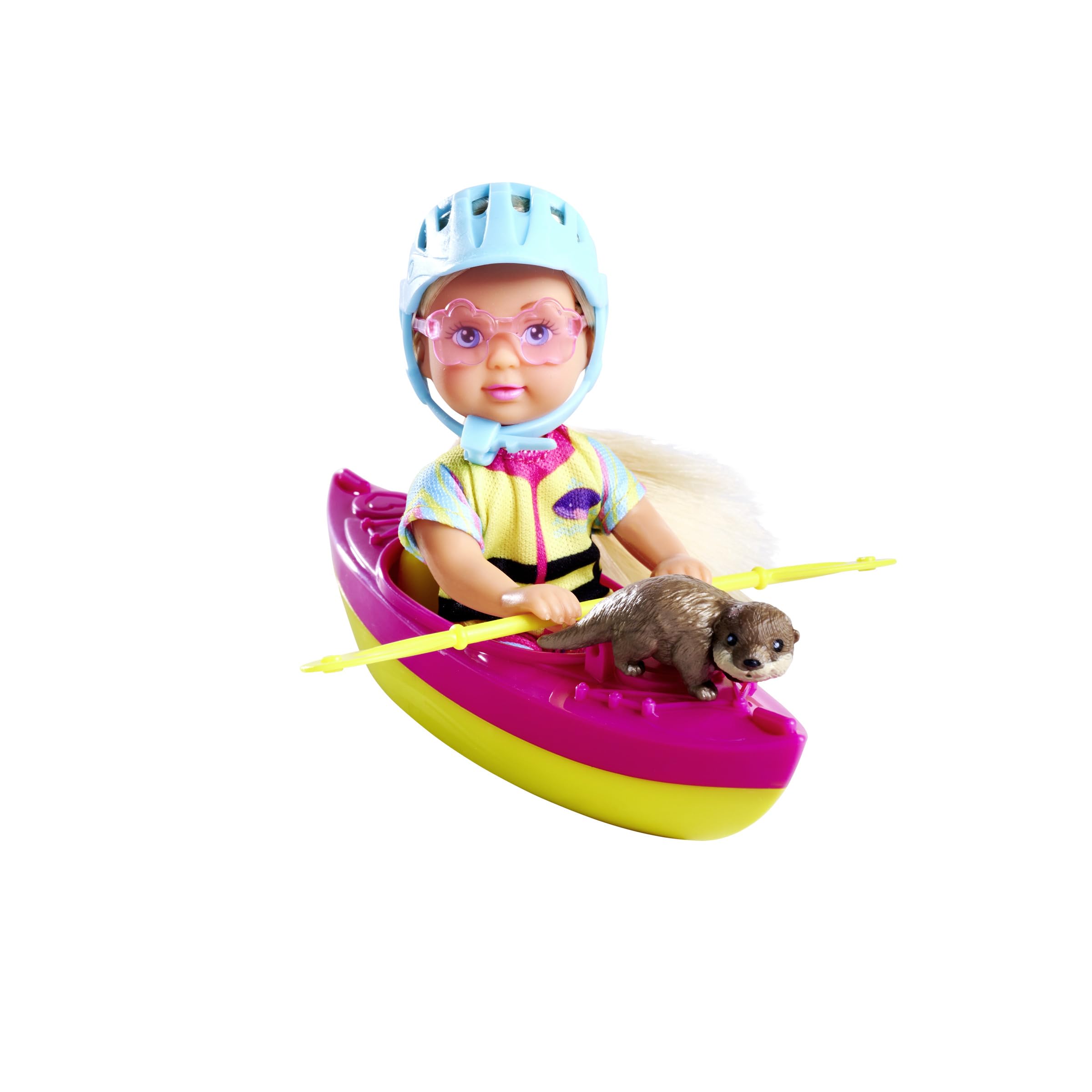 Simba Evi Love Mermaid Pearl Toy Doll con clip per capelli e perla segreta utilizzabile con un anello, 12 cm, a partire da 3 anni