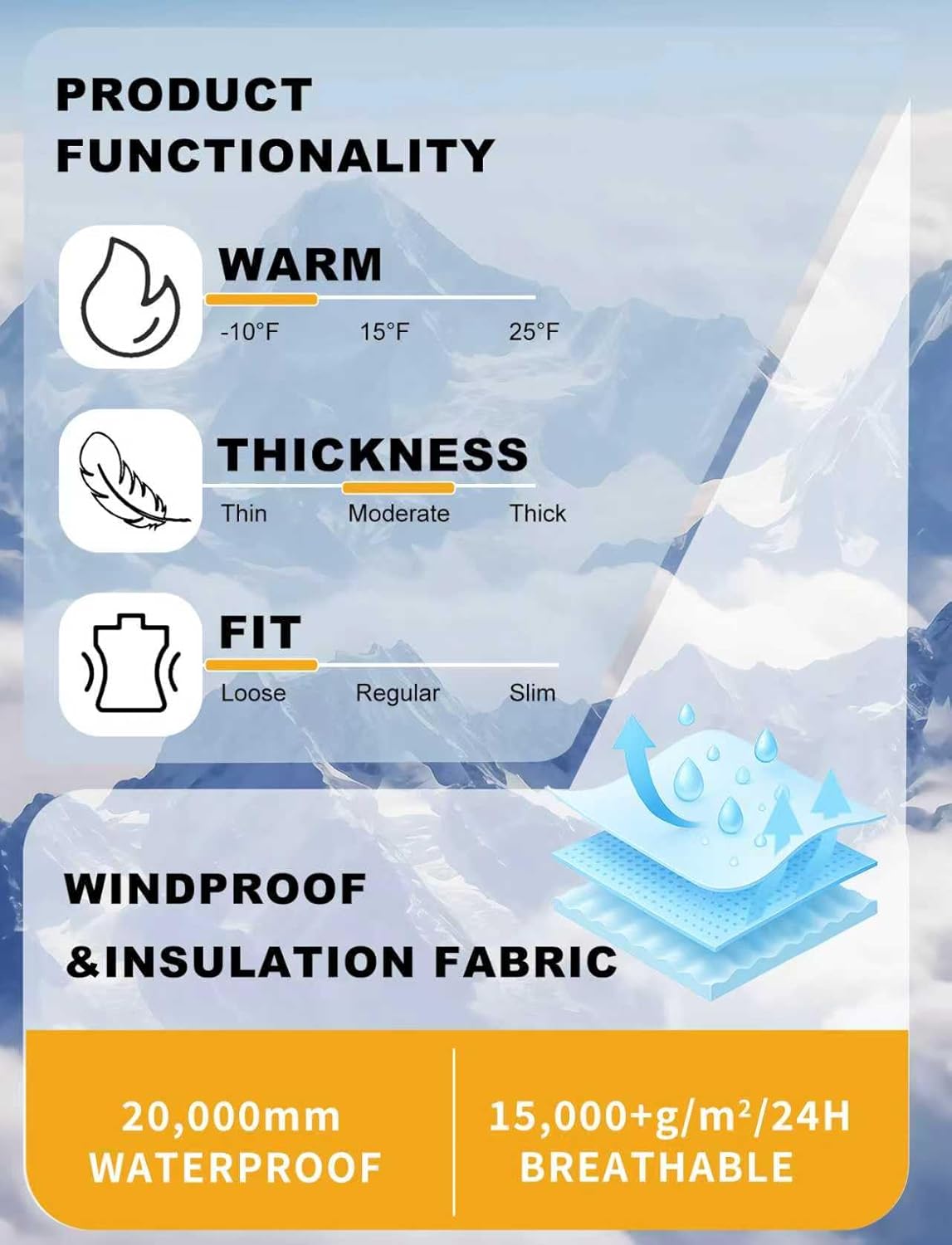 GSOU SNOW Womens Mens Baggy Snow Pants Cargo Snowboard Pants Ski Super Loose Sport Outdoor Insulation Waterproof - Image 6