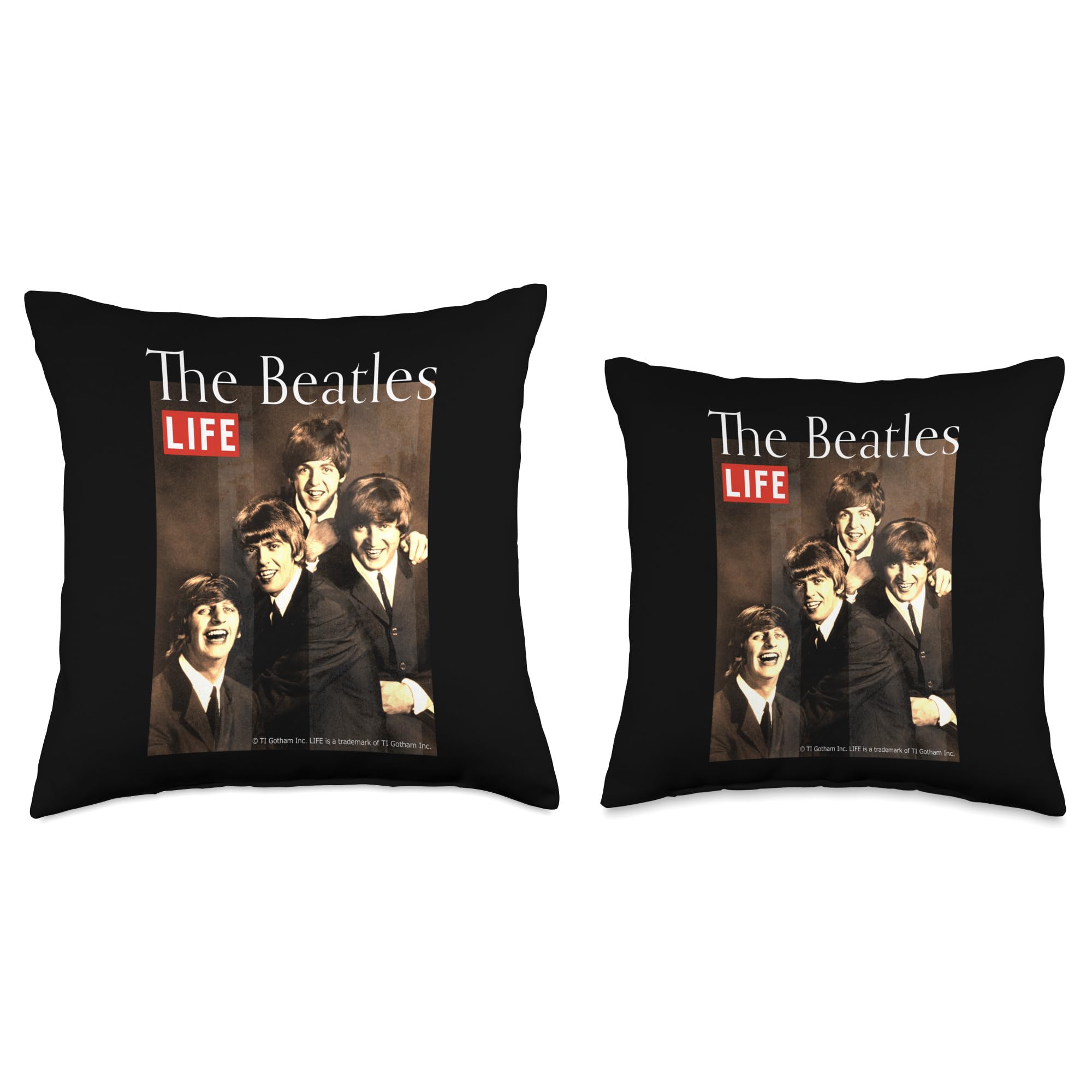 Amazon.com: Life Picture Collection The Beatles 05 Throw Pillow