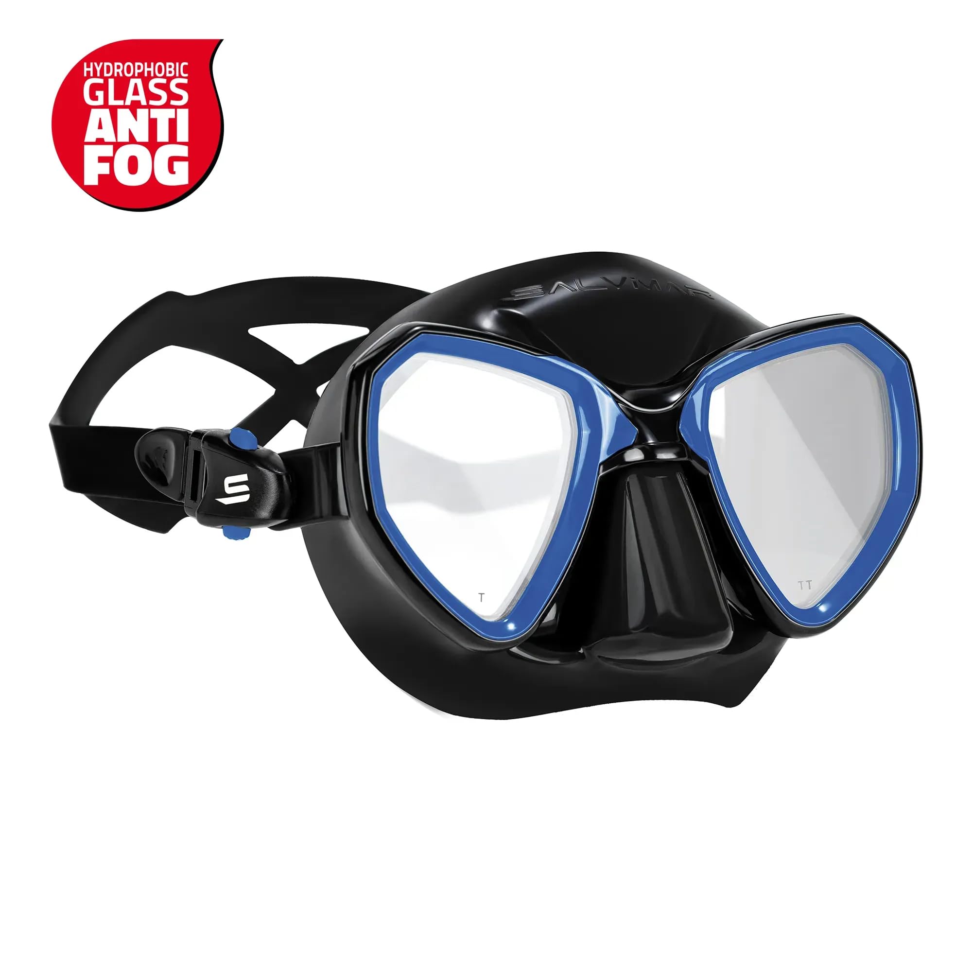 SALVIMAR Morpheus Anti Fog, Maschera anti appannamento,per Pesca Subacquea, Snorkeling, Unisex adulto