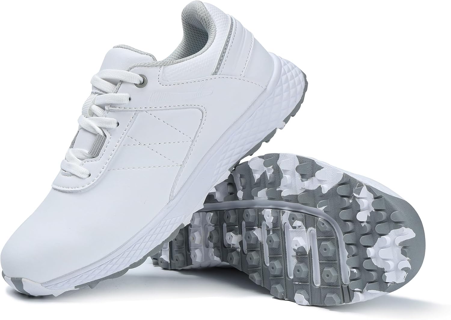 WOLFWAY Men's Spikeless Golf Shoes Men Waterproof Wears Golf Sport Sneakers Training Walking Shoe
