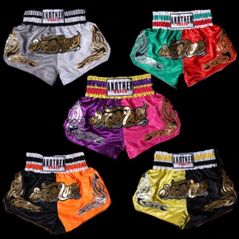 Pantaloncini per MMA, Muay Thai, kickboxing, per bambini e adulti, con vestibilità comoda e design stampato unico