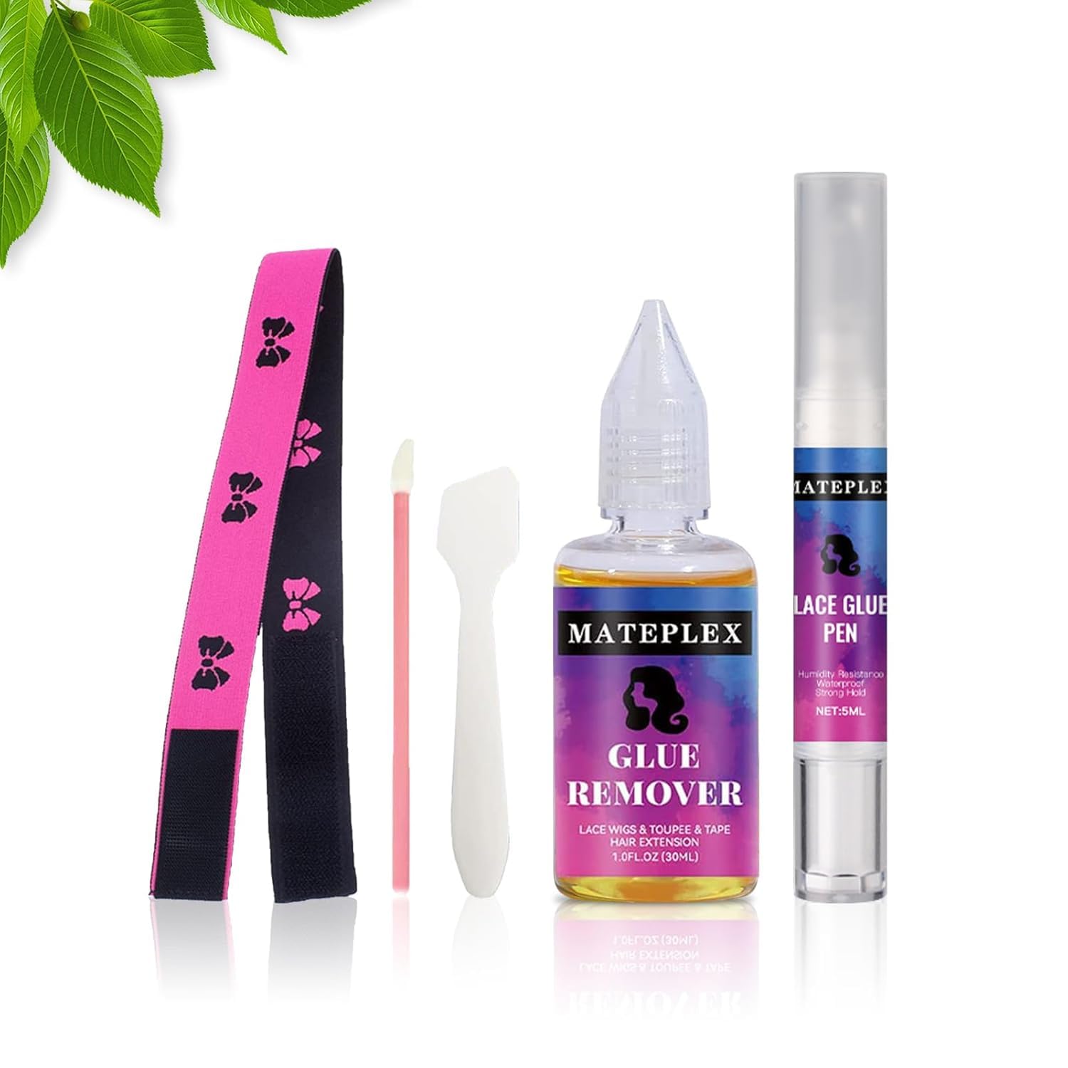 Lace Wig Glue Pen Portable & Precise Lace Glue Pen for Invisible Hairline Extreme Hold & Waterproof & Non-Toxic（5 ml）