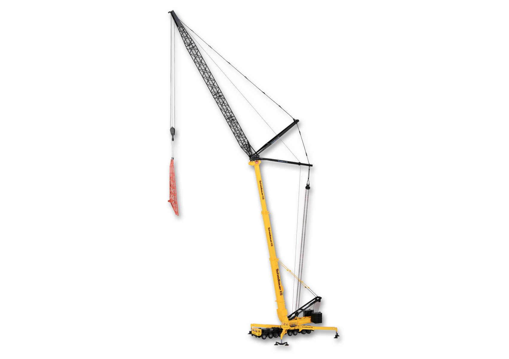 Kibri 13033 Liebherr LTM1800 Heavy Duty Mobile Crane with Swingaway Kit