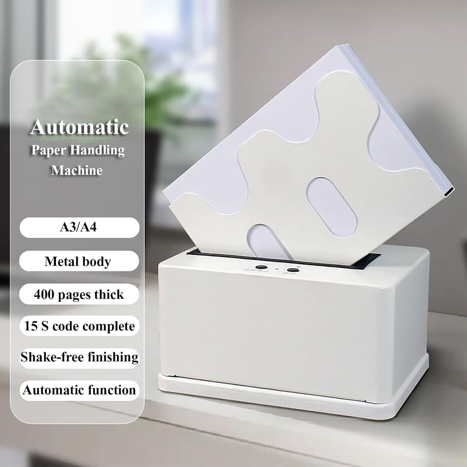 Alimentatore di carta elettrico con jogging ad alta velocità e smistamento automatico per documenti d'ufficio