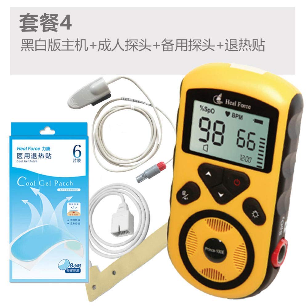Pulso del dedo oxímetro de oxígeno de la sangre Monitor de Inicio de detección de saturación ritmo cardíaco del pulso oxímetro monitor de ritmo cardíaco para Adultos y Niños ( estilo al azar Colores )