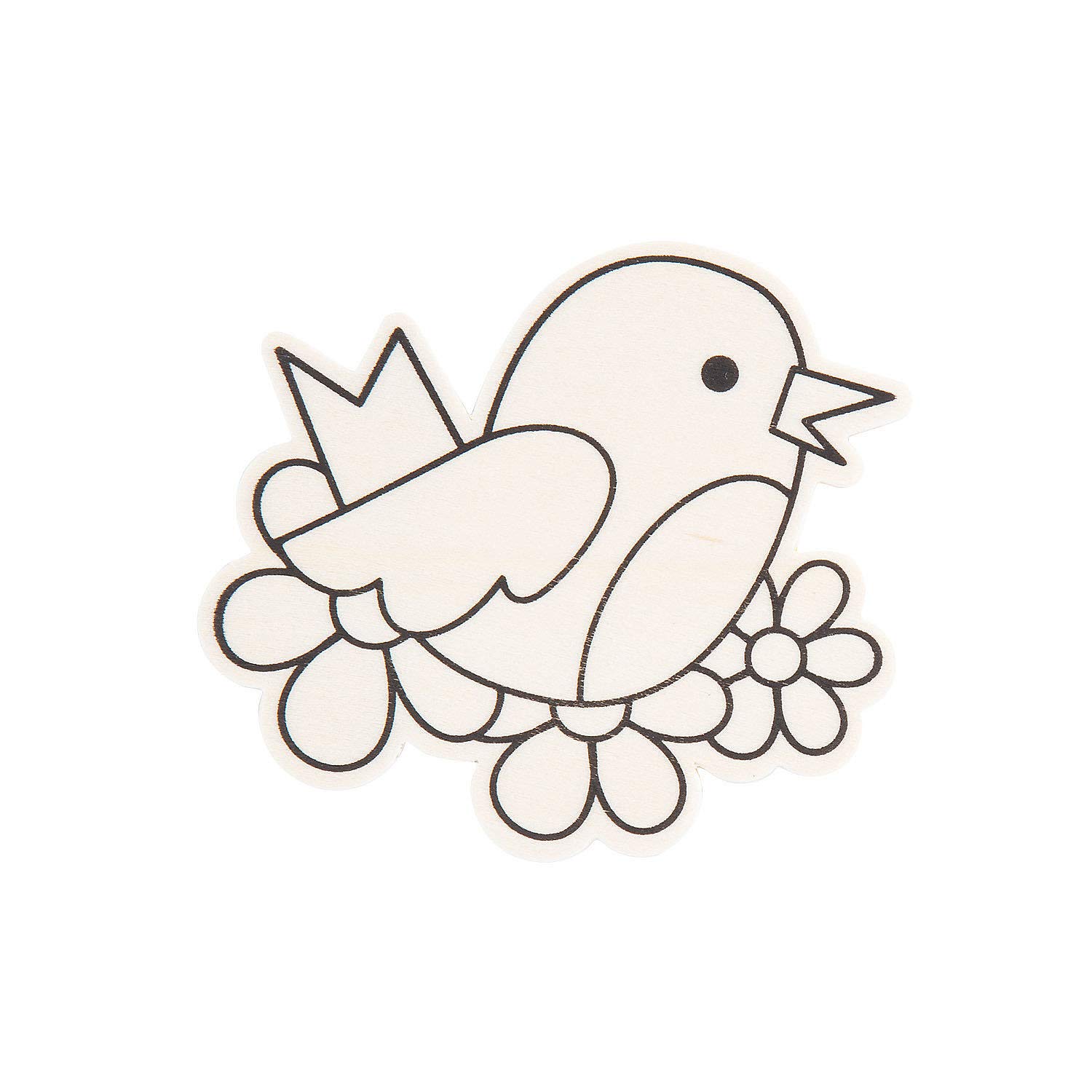 Dibujos Para Colorear De Pájaros De Primavera Kiddy Krafts