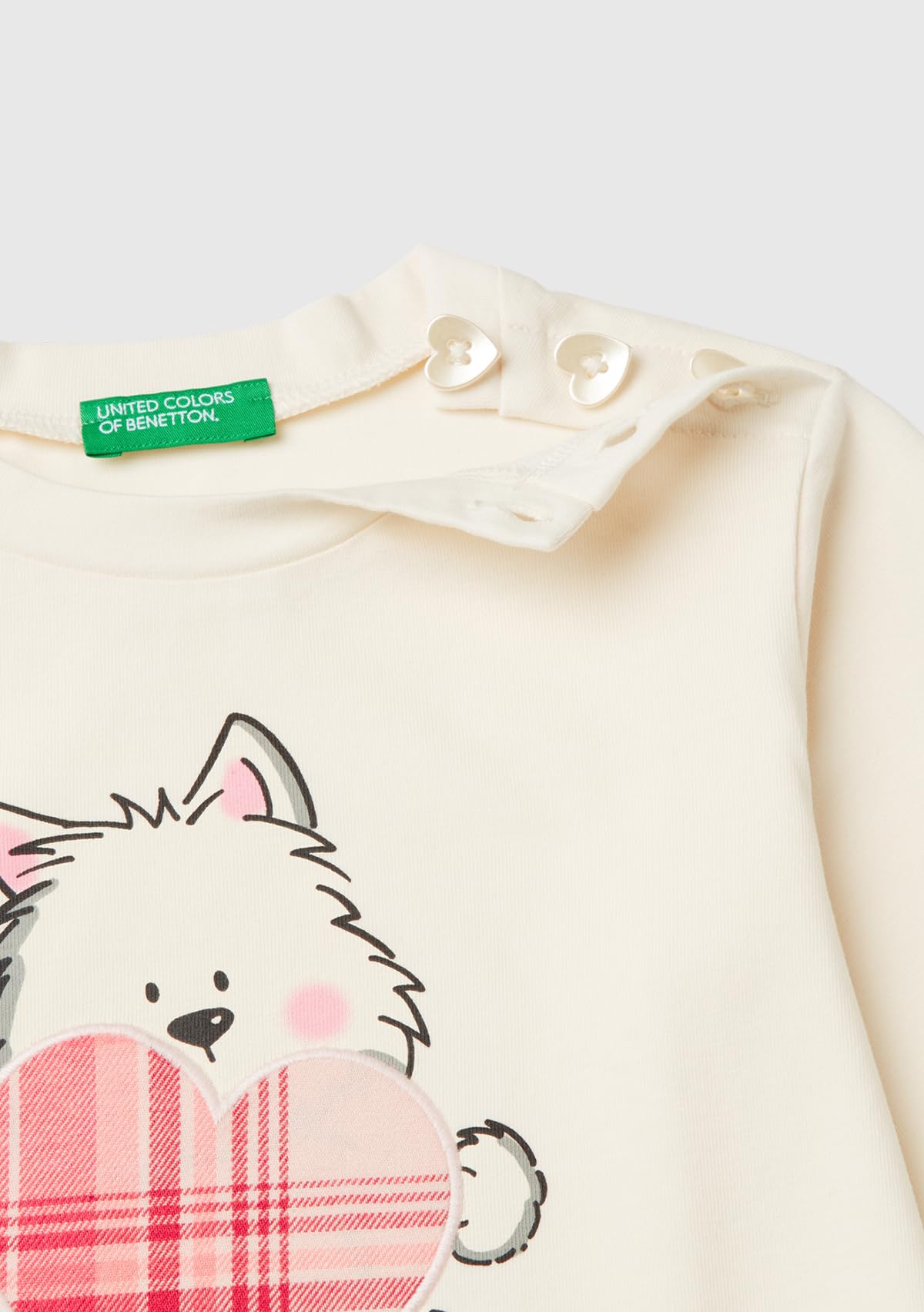 United Colors of Benetton Koszulka Dziewczynki T-shirt M/L 3p4zg10fv