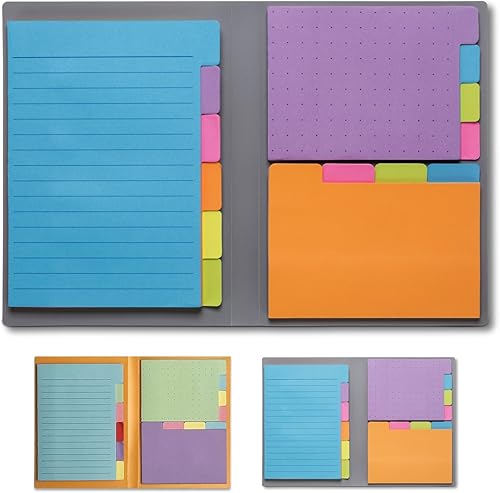Panda Planner Juego de notas adhesivas  140 colores surtidos de primavera con pestañas, punteadas, rayadas y notas en blanco  Pestañas adhesivas