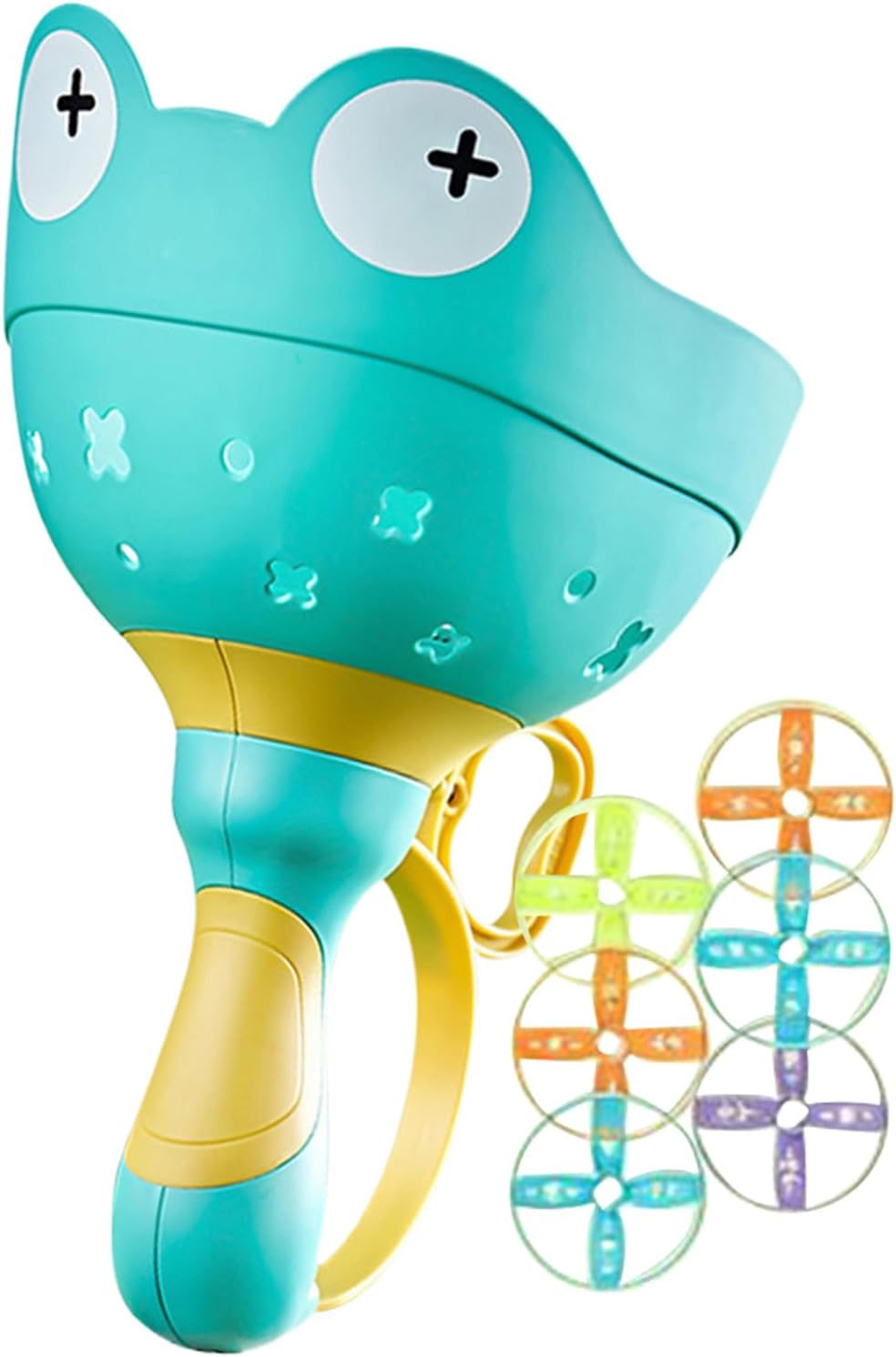 Generisch Flying Disc Capture Game Launching Activity, Outside Flying Disc Capture Game – for Boys Girls Children Over 4 Years Old Yard Lawn Park Backyard Beach