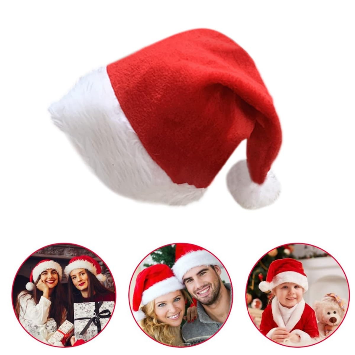 サンタクロース サンタ帽子 大人用 クリスマス ふわふわ Amazon | サンタクロース サンタ帽子 大人用 クリスマス ふわふわ