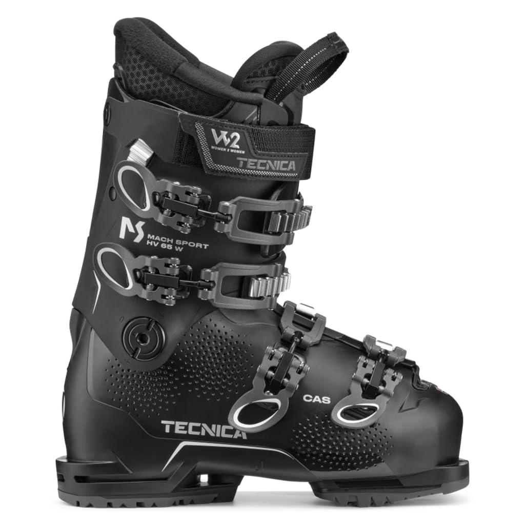 Tecnica Women's Mach Sport HV 65 W Ski Boots 2025 Black 25.5cm